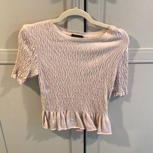 Topshop top ruffled